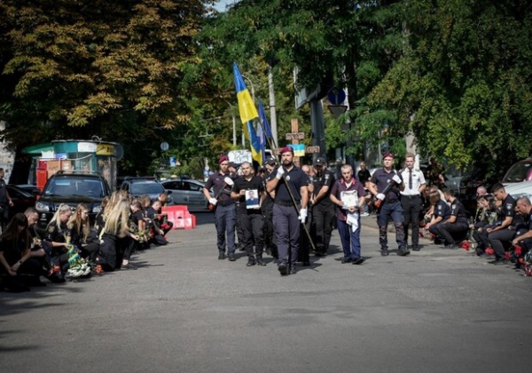 В Одессе простились с полицейским, который погиб за Украину в Херсонской области