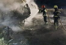 Ночной дроновый удар по Одесчине: горелая автостоянка, есть погибшие (обновлено)
